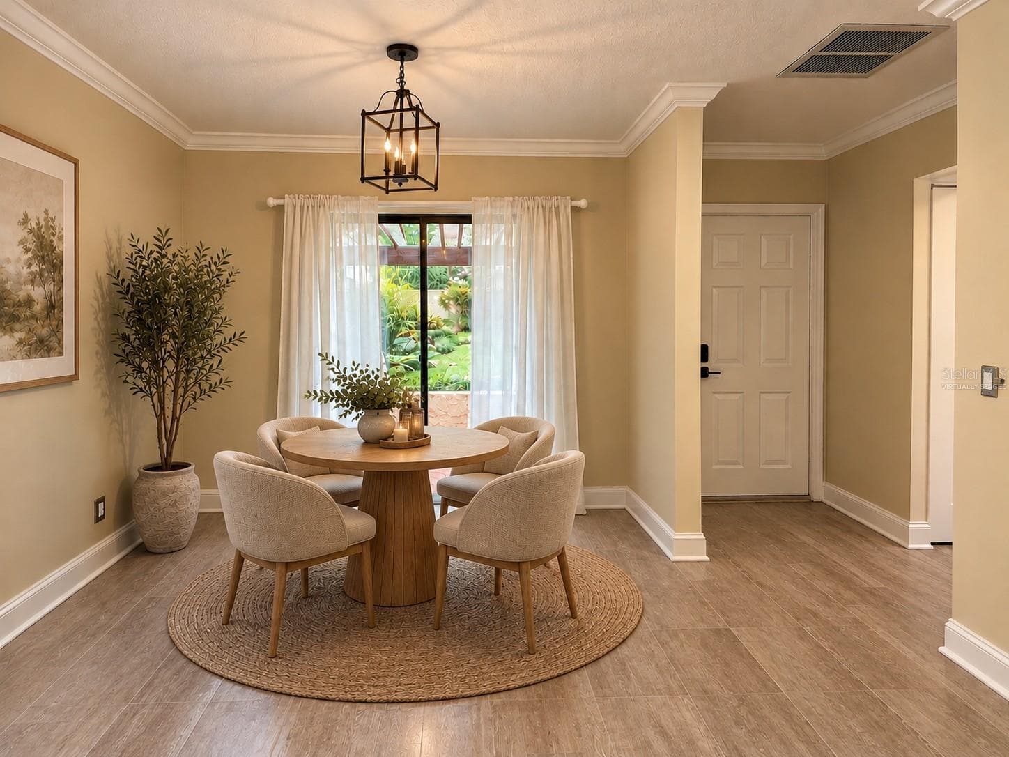 Living Room - virtually staged - 9533 86TH AVE #9533, SEMINOLE