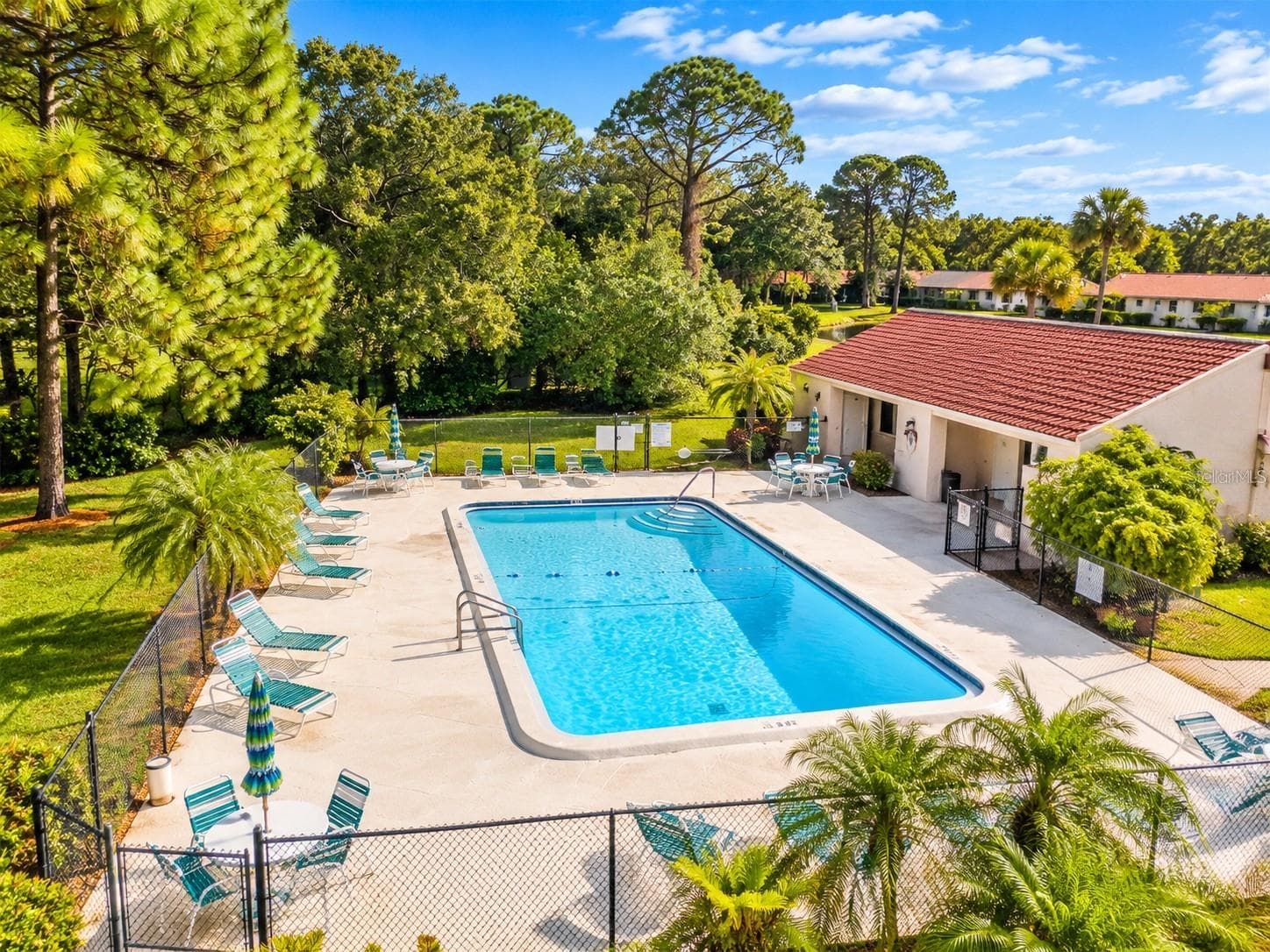 Community Pool and club house - virtually enhanced - 9533 86TH AVE #9533, SEMINOLE