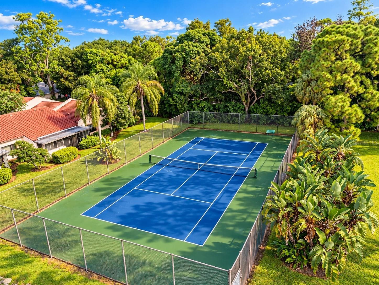 Community Tennis court - virtually enhanced - 9533 86TH AVE #9533, SEMINOLE