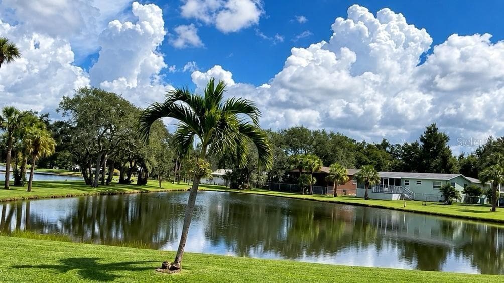 Lake rear view - virtually enhanced - 9533 86TH AVE #9533, SEMINOLE