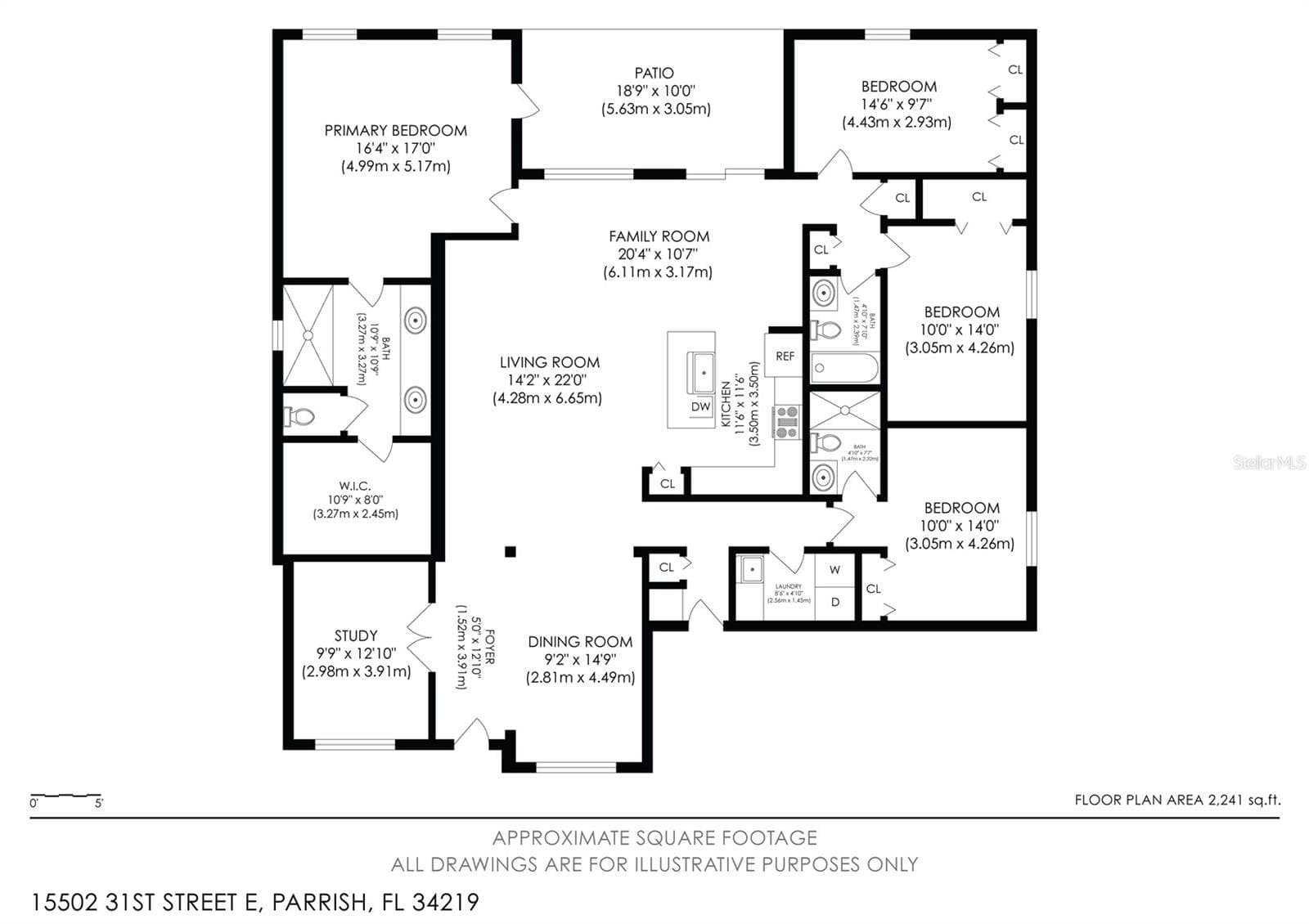 Floor plan - 15502 31ST ST E, PARRISH