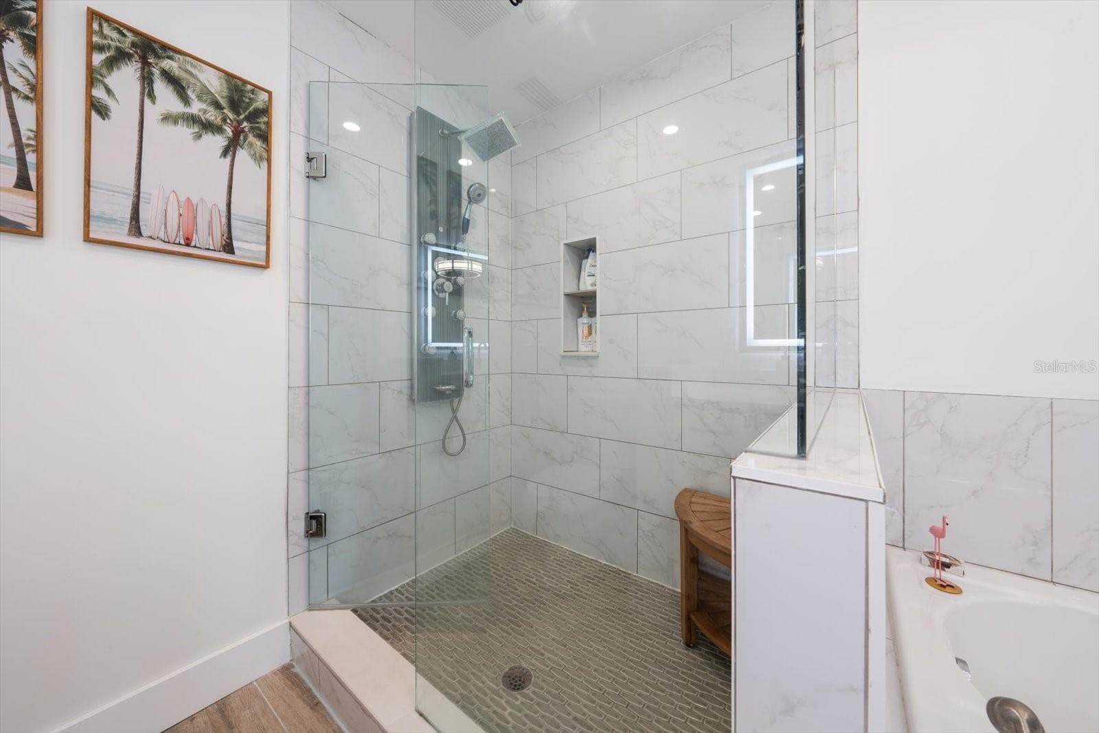 Primary Shower - 650 64TH AVE, ST PETE BEACH