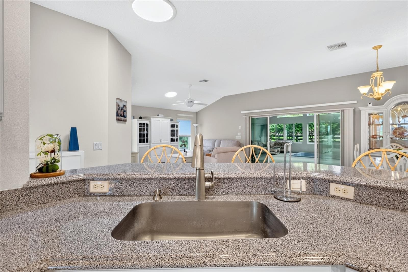 VIEW TO OPEN LIVING ROOM AND DINING ROOM - 9245 SE 169TH BENTLEY ST, THE VILLAGES