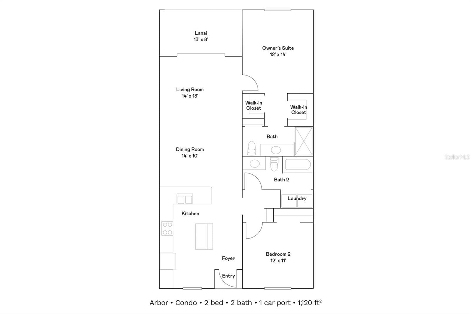 Floor Plan - 14071 HERITAGE LANDING BLVD #314, PUNTA GORDA