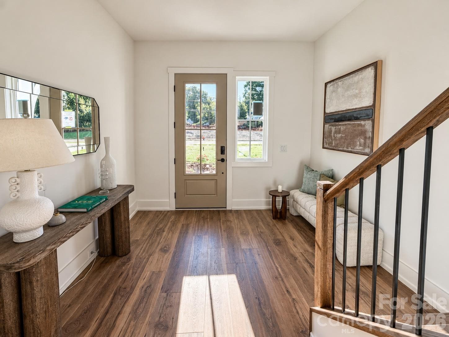 Bright and spacious front foyer. - 108 S Gregg Street, Charlotte