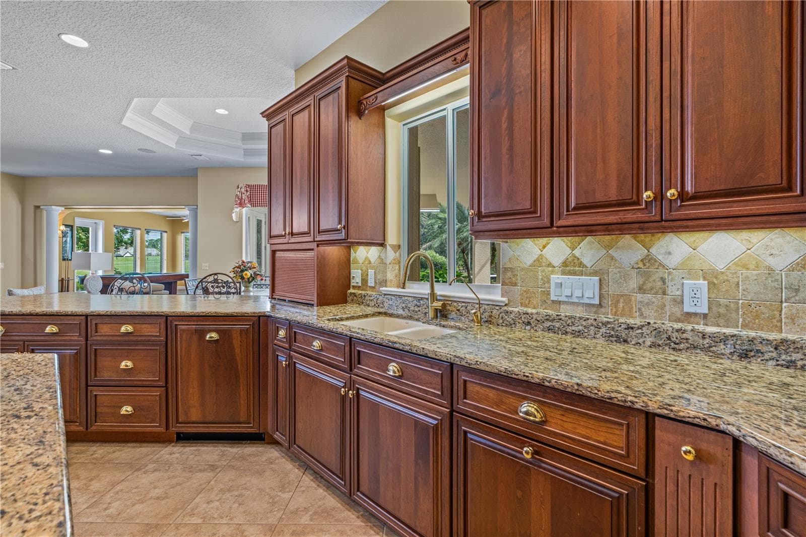 Kitchen-View Of Sink & Cabinetry - 1025 W HAMPSTEAD LANE LN, ORMOND BEACH