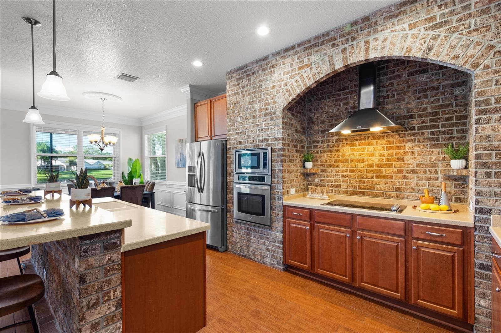 Yes, that is REAL brick - 3610 MONTERO CT, SUN CITY CENTER