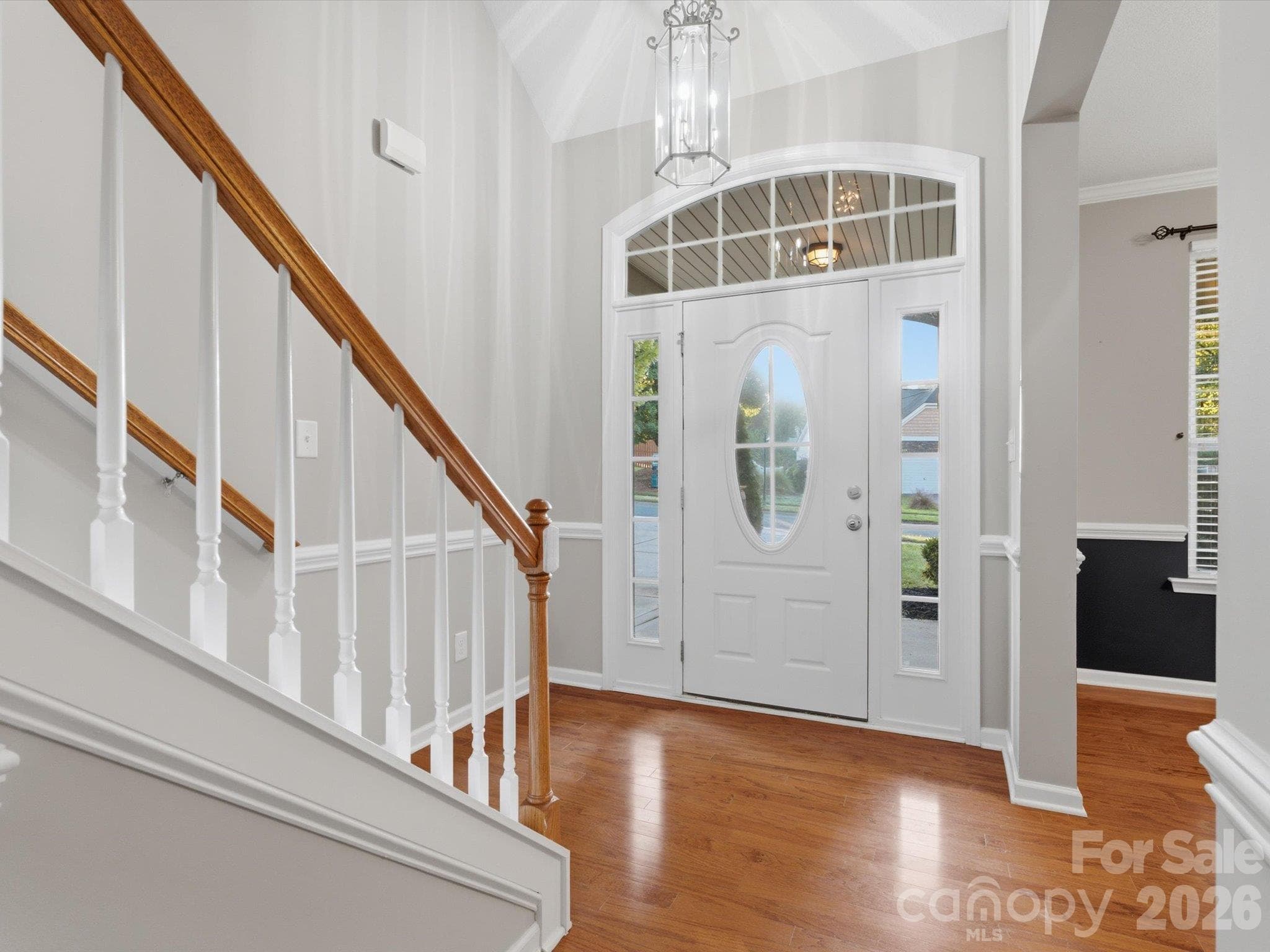 Front Door, Dining Room/Sitting Room To The Right, - 15110 Reminisce Lane, Charlotte