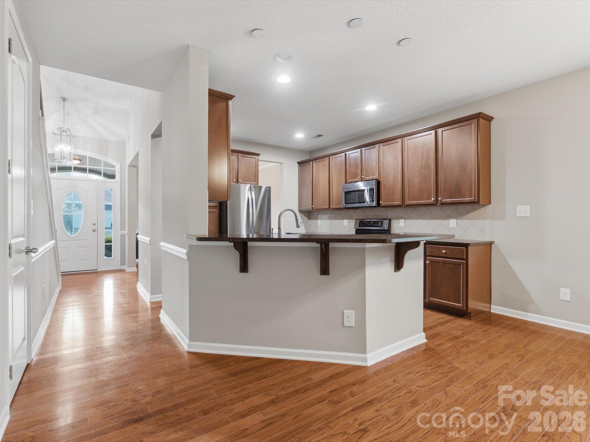 Kitchen View From Living Room - 15110 Reminisce Lane, Charlotte