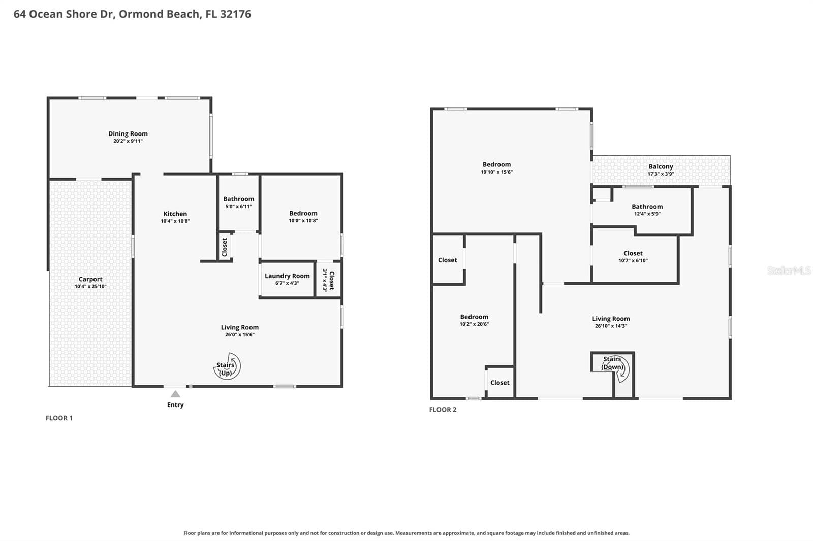 Single Family Residence at 64 OCEAN SHORE DR, ORMOND BEACH, photo 26 of 26