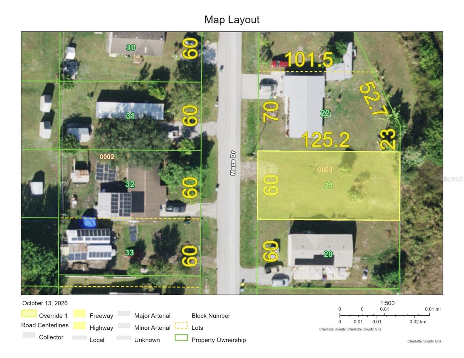 Land at 5406 MAZE DR, PUNTA GORDA, photo 2 of 3