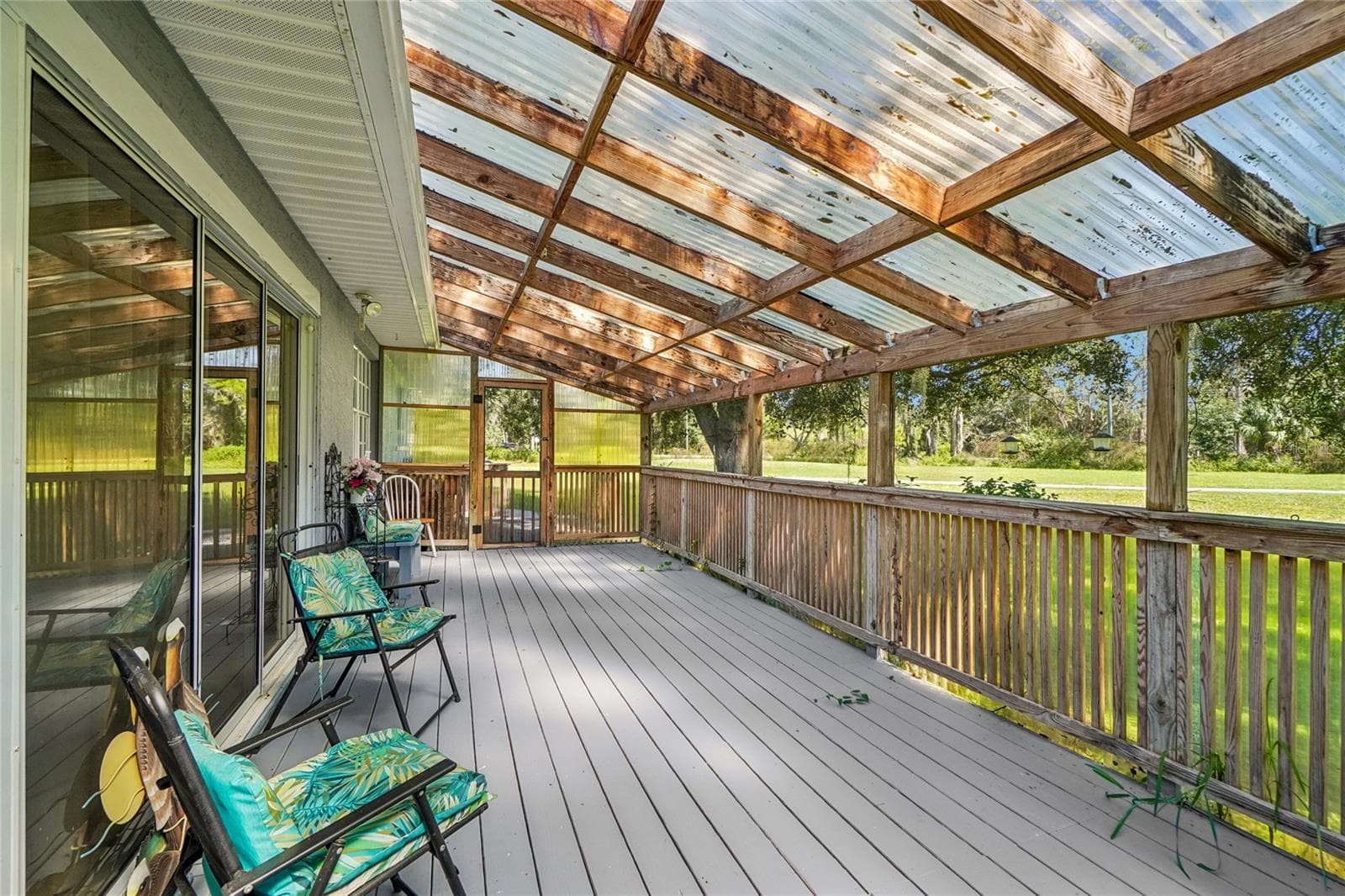 Back Porch - 6074 BEECHWOOD DR, DADE CITY