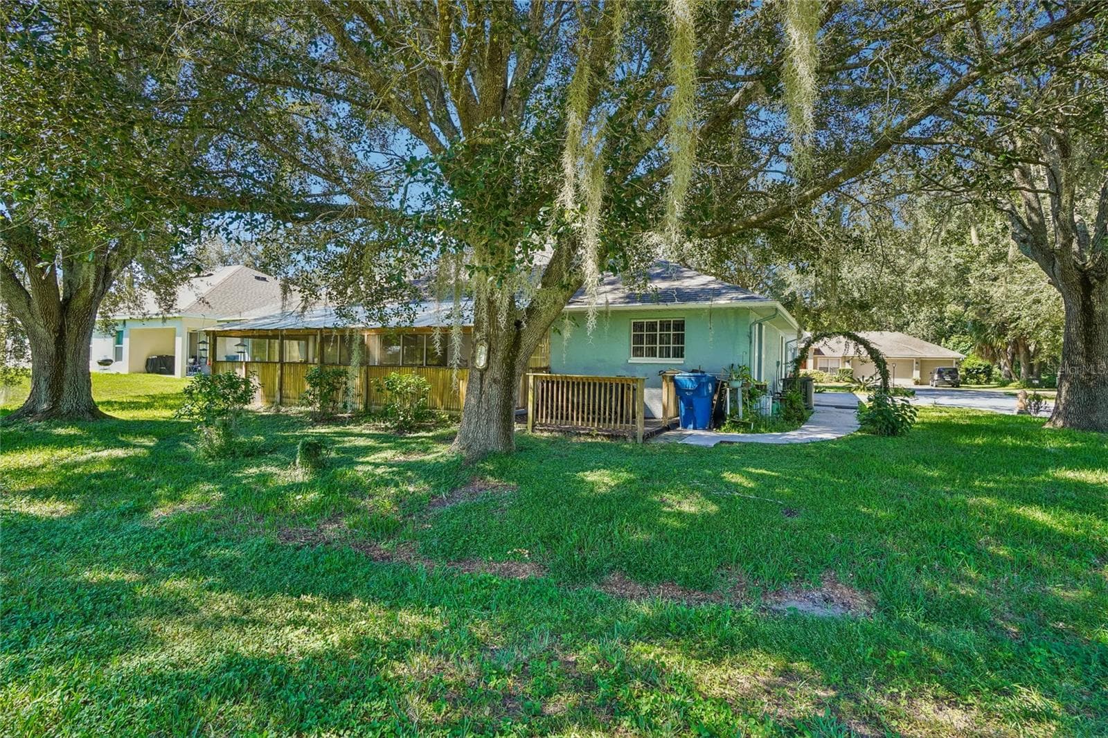 Back yard - 6074 BEECHWOOD DR, DADE CITY