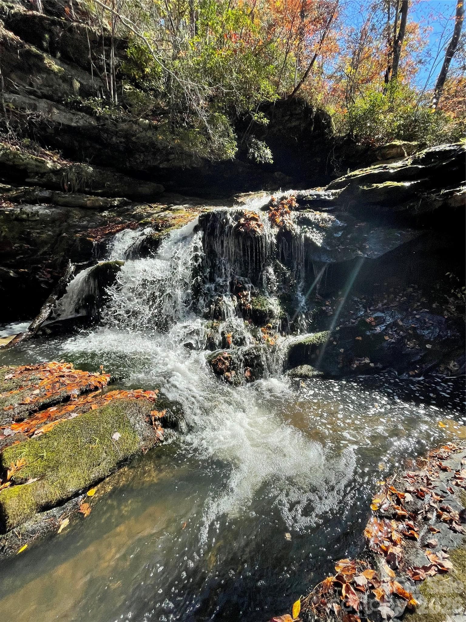 Walnut Creek Preserve community waterfall - 140 Blazing Star Lane, Mill Spring