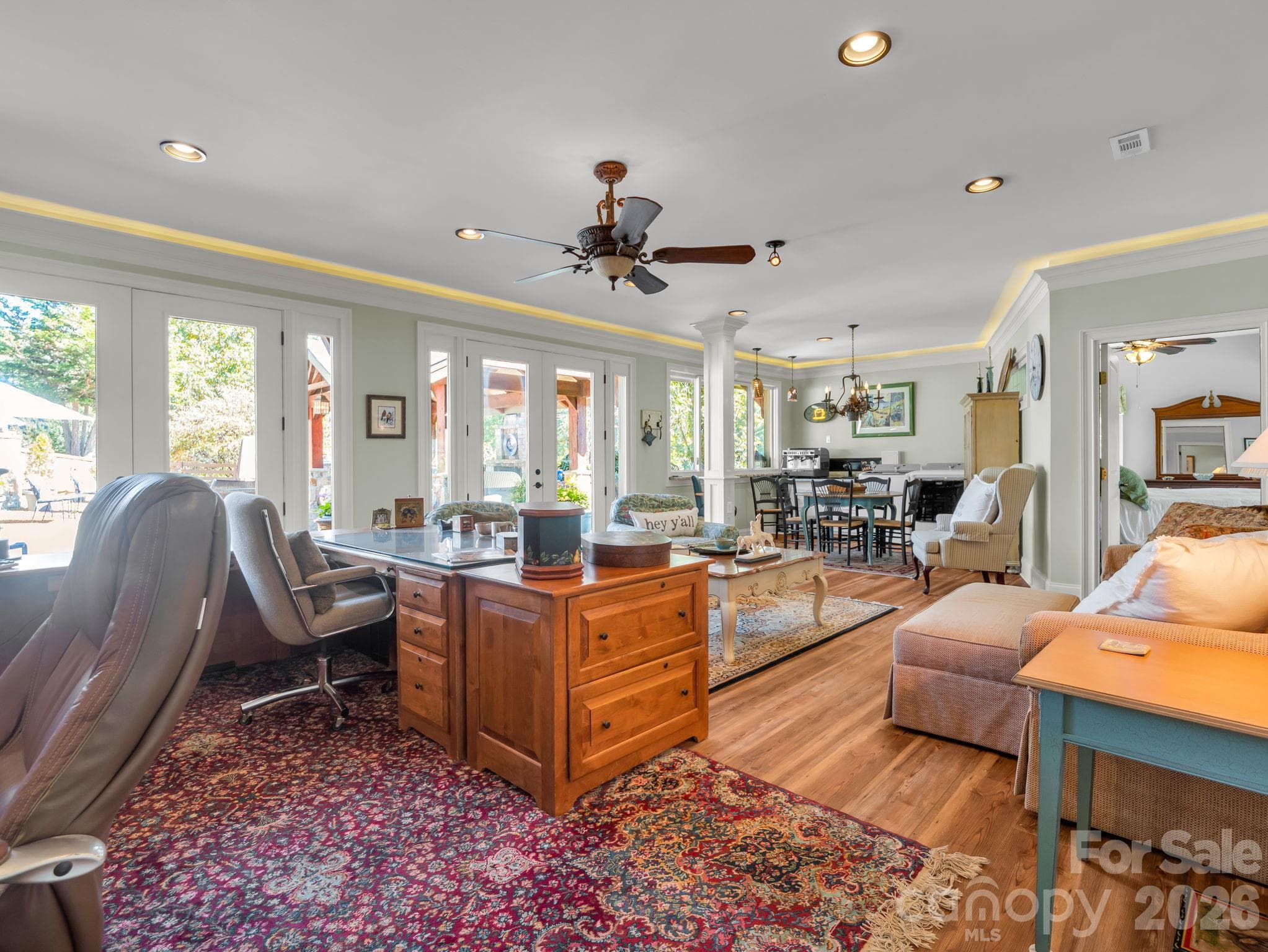 Expansive basement living space - 140 Blazing Star Lane, Mill Spring