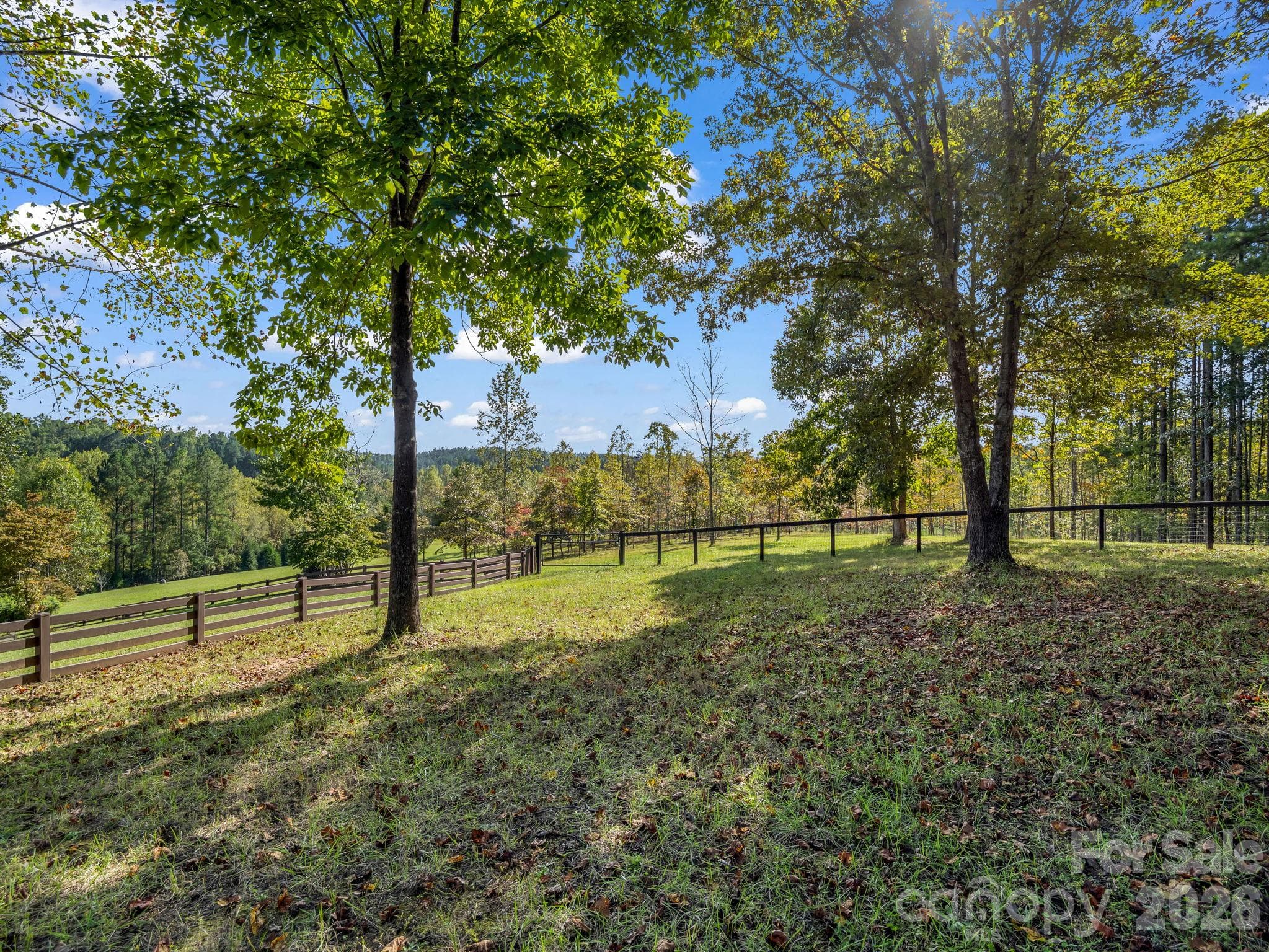 8+ acres of cleared fenced pasture space for horses and dogs - 140 Blazing Star Lane, Mill Spring