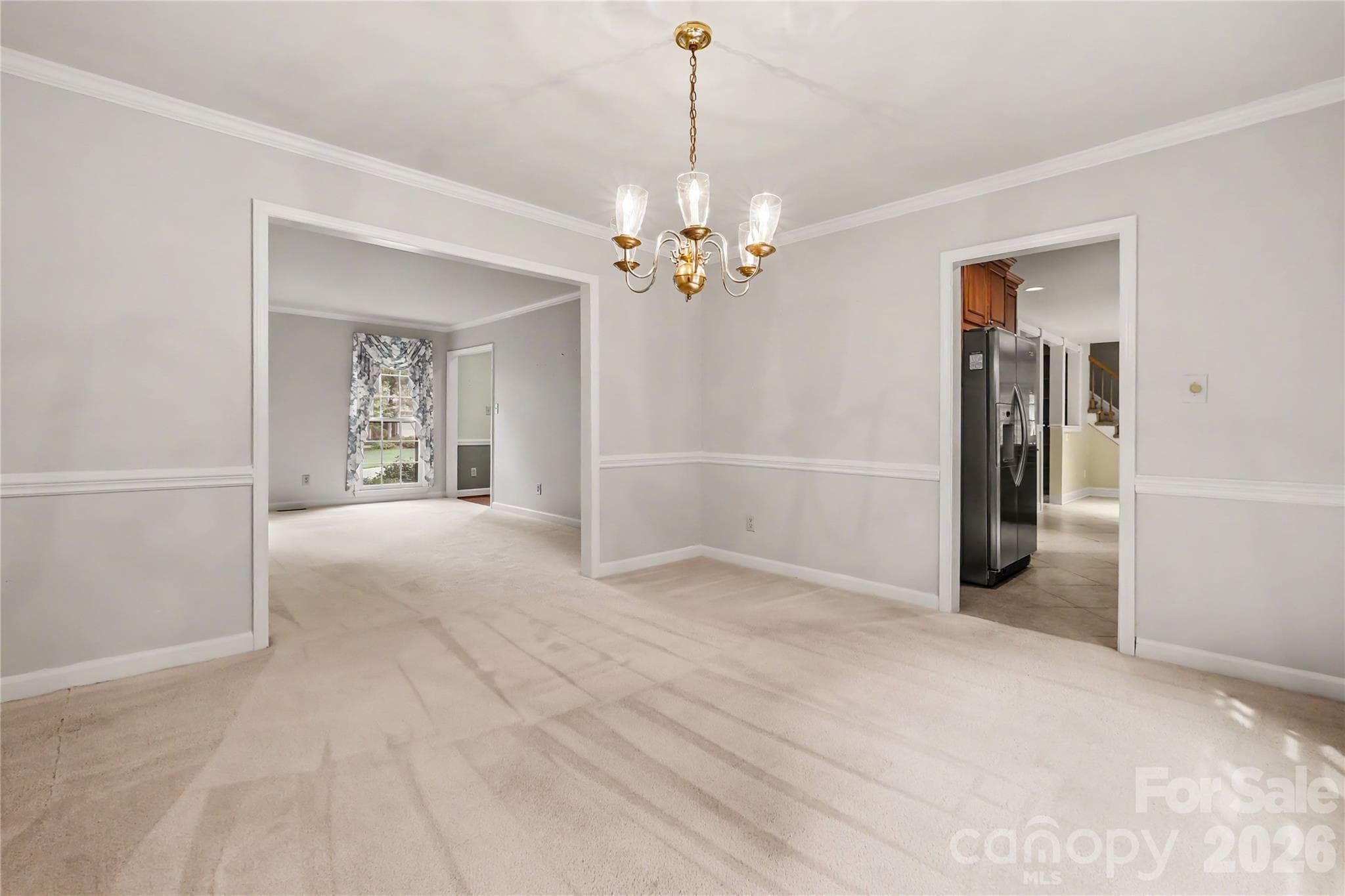Dining Room - 7615 Quail Hill Road, Charlotte
