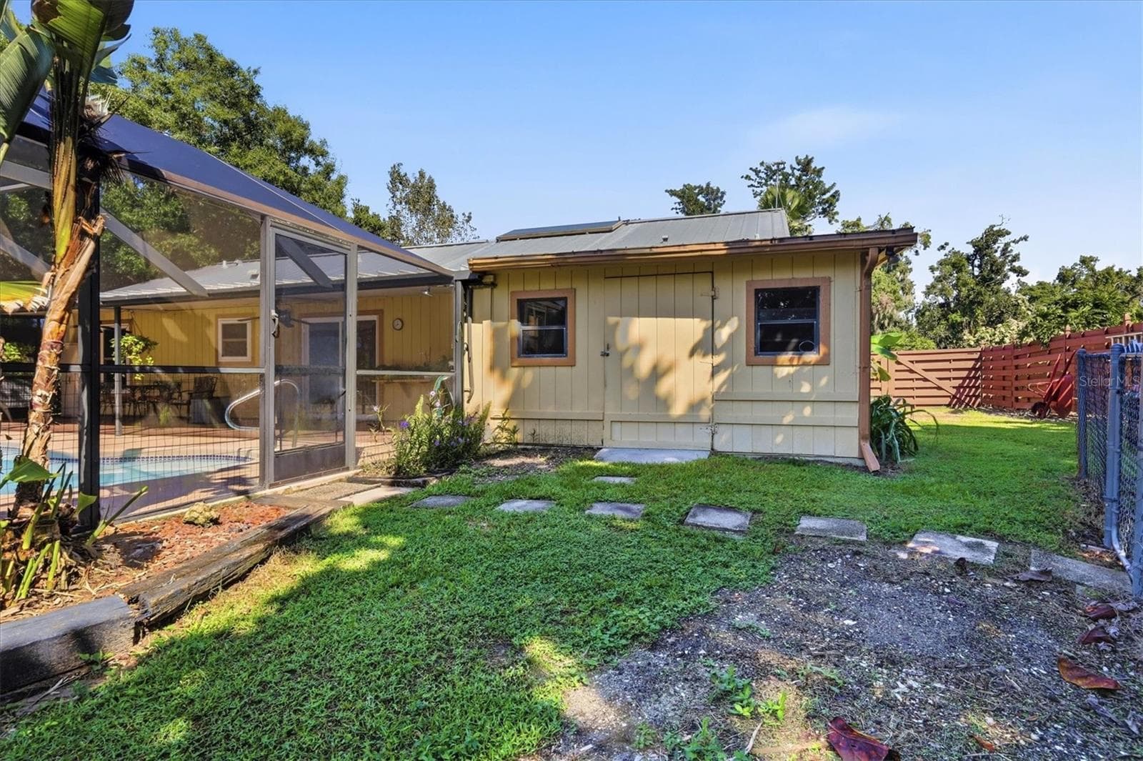 Door leads to 10'x16' Workshop - 4006 75TH TER E, SARASOTA