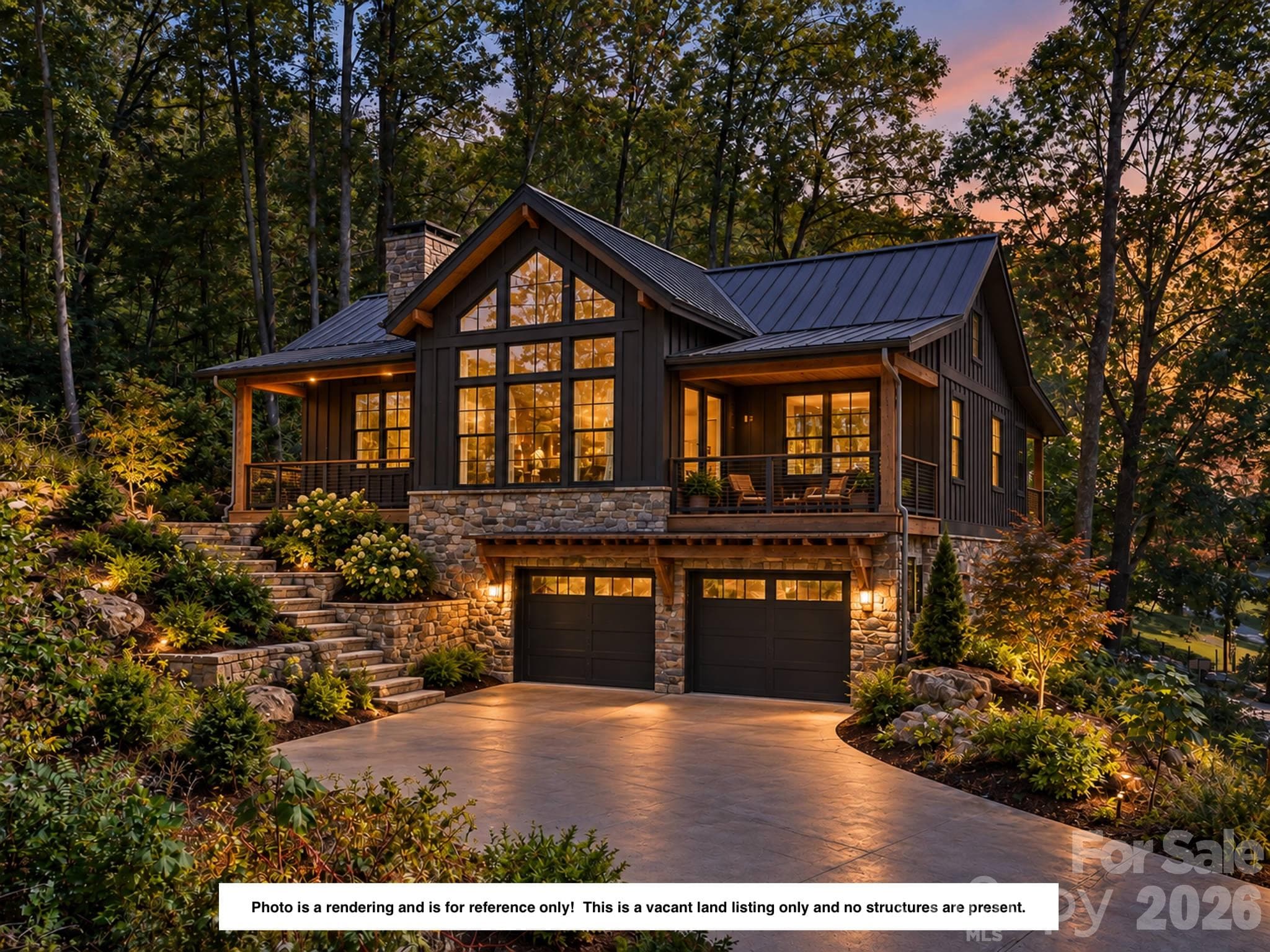 "Photo rendering for reference only" - 6 Pioneer Lane, Hendersonville