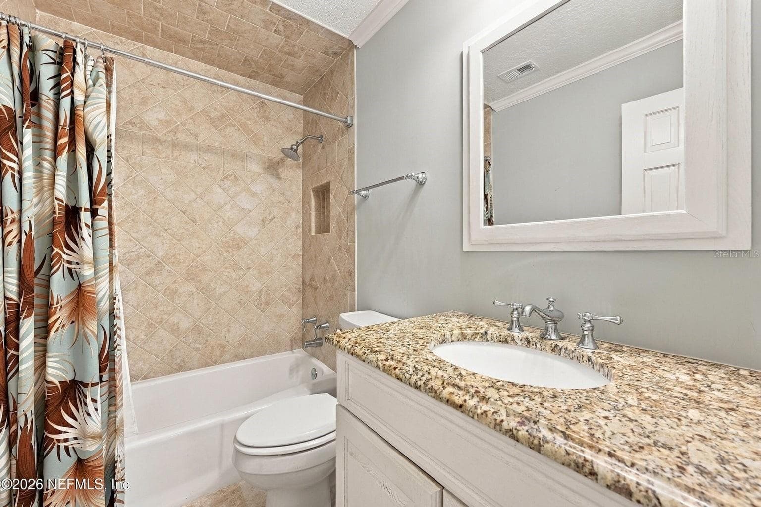 Guest Bathroom w/bedroom #4 off kitchen - VENETIA SEC 03, JACKSONVILLE