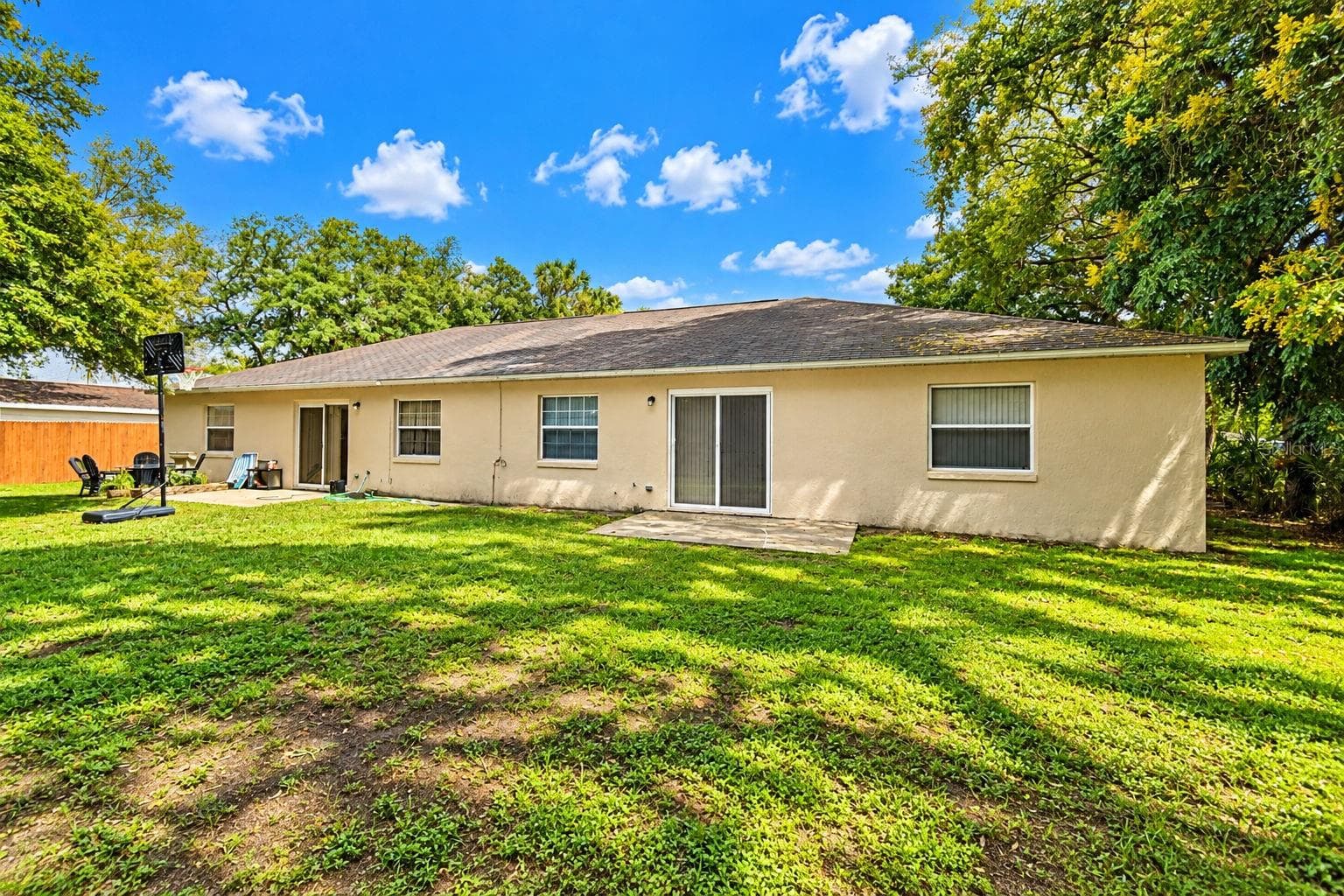 Back view of duplex - 3779 RED OAK CT, LAKE WALES