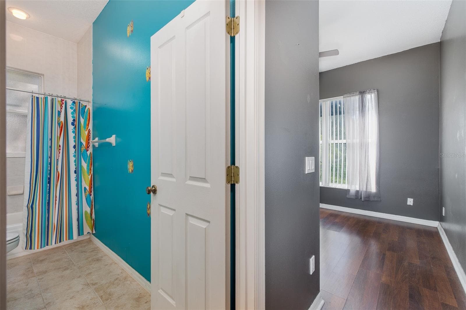 Bedroom 4 with attached bath - 31524 CROSS CREEK LN, WESLEY CHAPEL