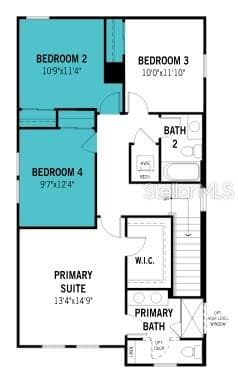 Lakeside at Satilla Nova Second Floor with Included Upgrade (4th Bedroom in lieu of Loft) - 5022 ORINOCO LN, ST CLOUD