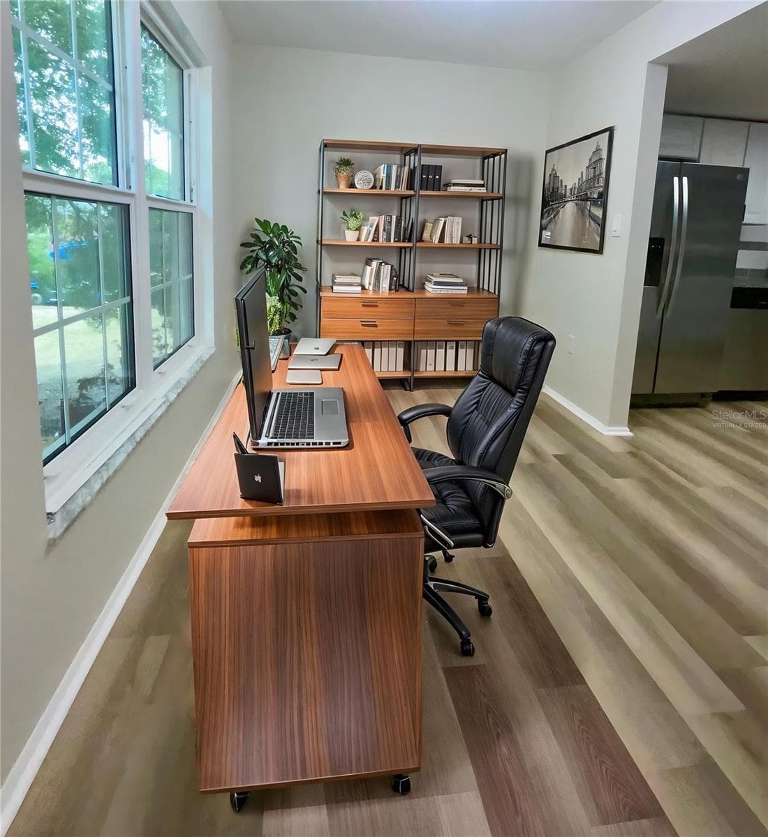 Virtually staged-Bonus room as an office - 1020 85TH AVE N #222, ST PETERSBURG