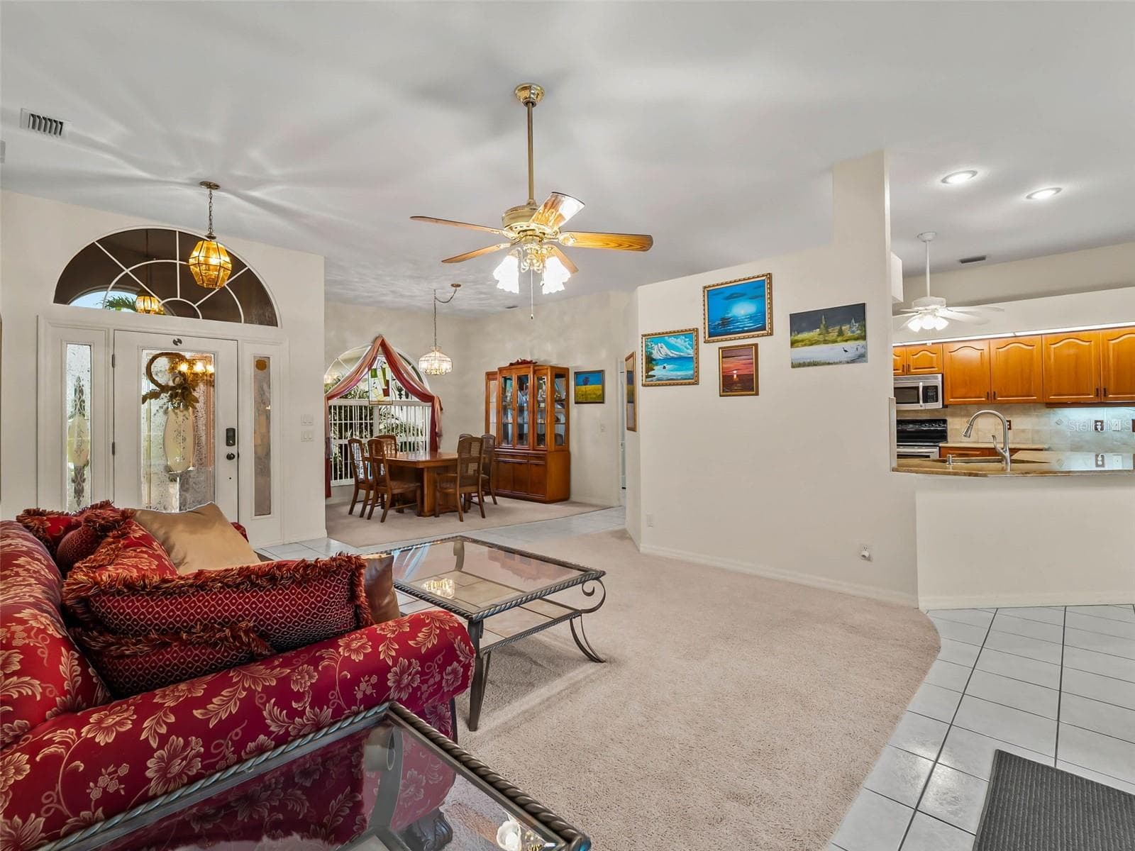 LivingDining_9336StPaulDr_PortCharlotte_OpenConcept_Panorama.jpg - 9336 ST PAUL DR, PORT CHARLOTTE
