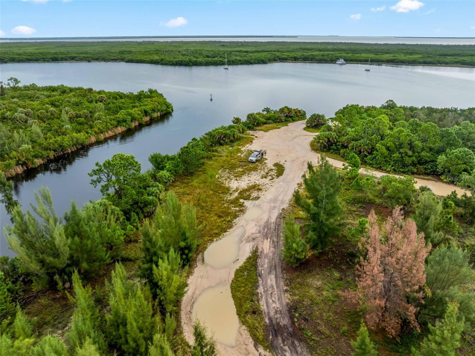 Aerial_9336StPaulDr_PortCharlotte_NearbyWaterway_Wide.jpg - 9336 ST PAUL DR, PORT CHARLOTTE