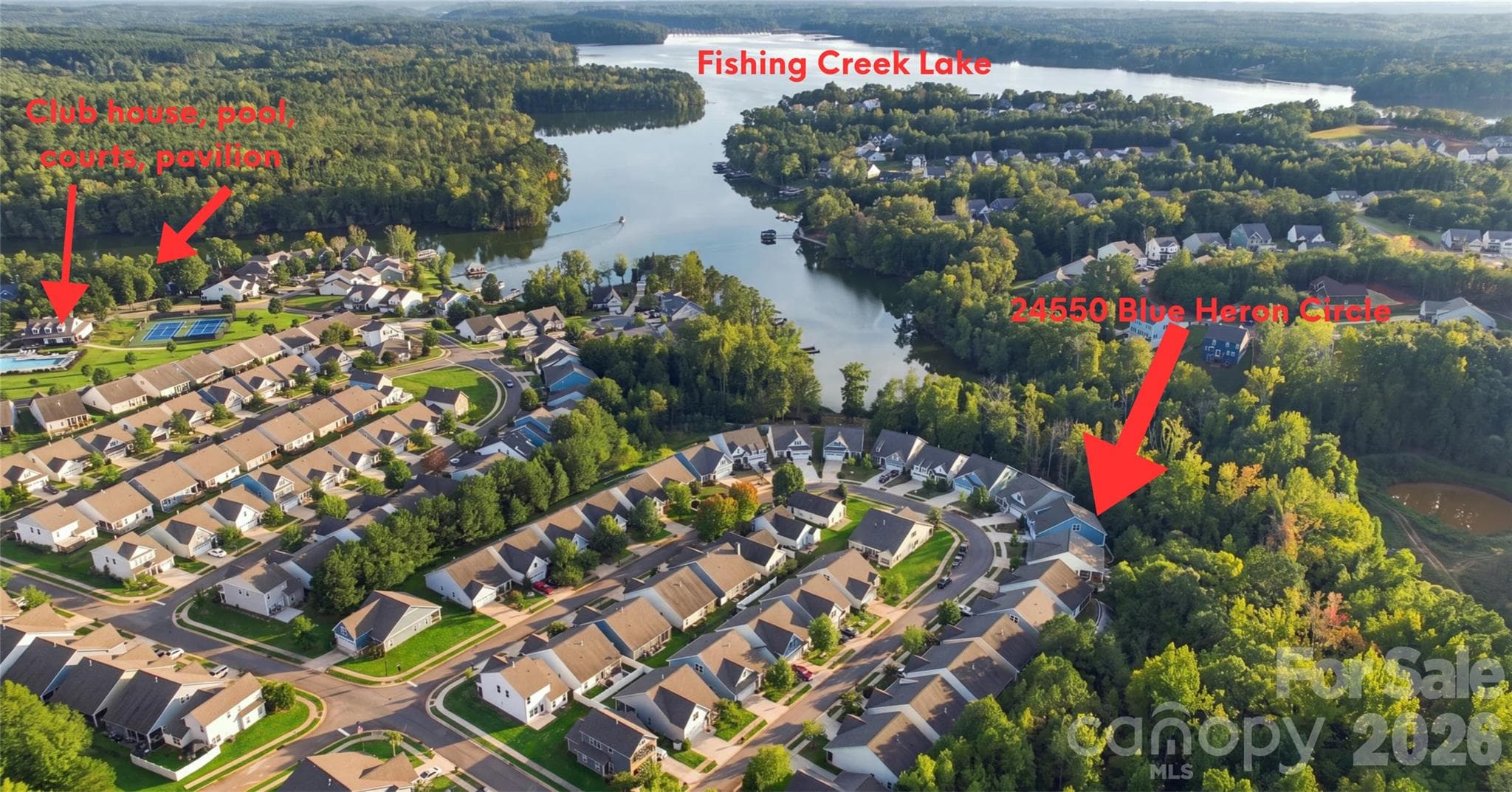 Fishing Creek Lake - 24550 Blue Heron Circle, Lancaster