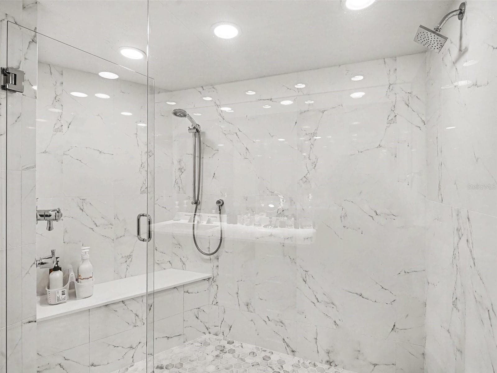 Luxury Shower in Primary Bath - 775 LONGBOAT CLUB RD #304, LONGBOAT KEY