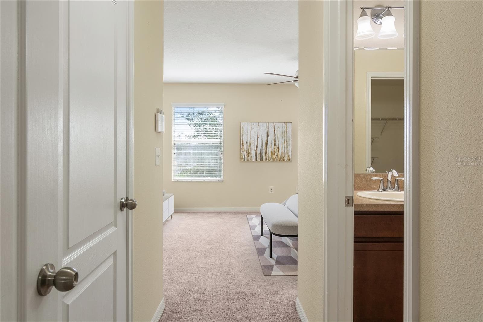 Virtually Staged-entering primary bedroom - 2011 HAWKS VIEW DR, RUSKIN