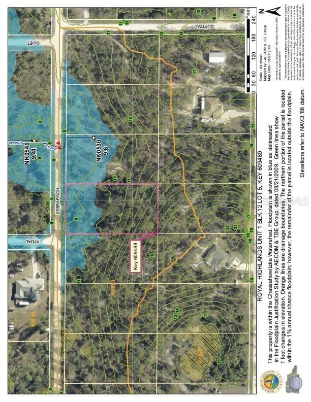 Aerial is Approximate and from the County Website - 9466 ZEBRAFINCH AVE, WEEKI WACHEE