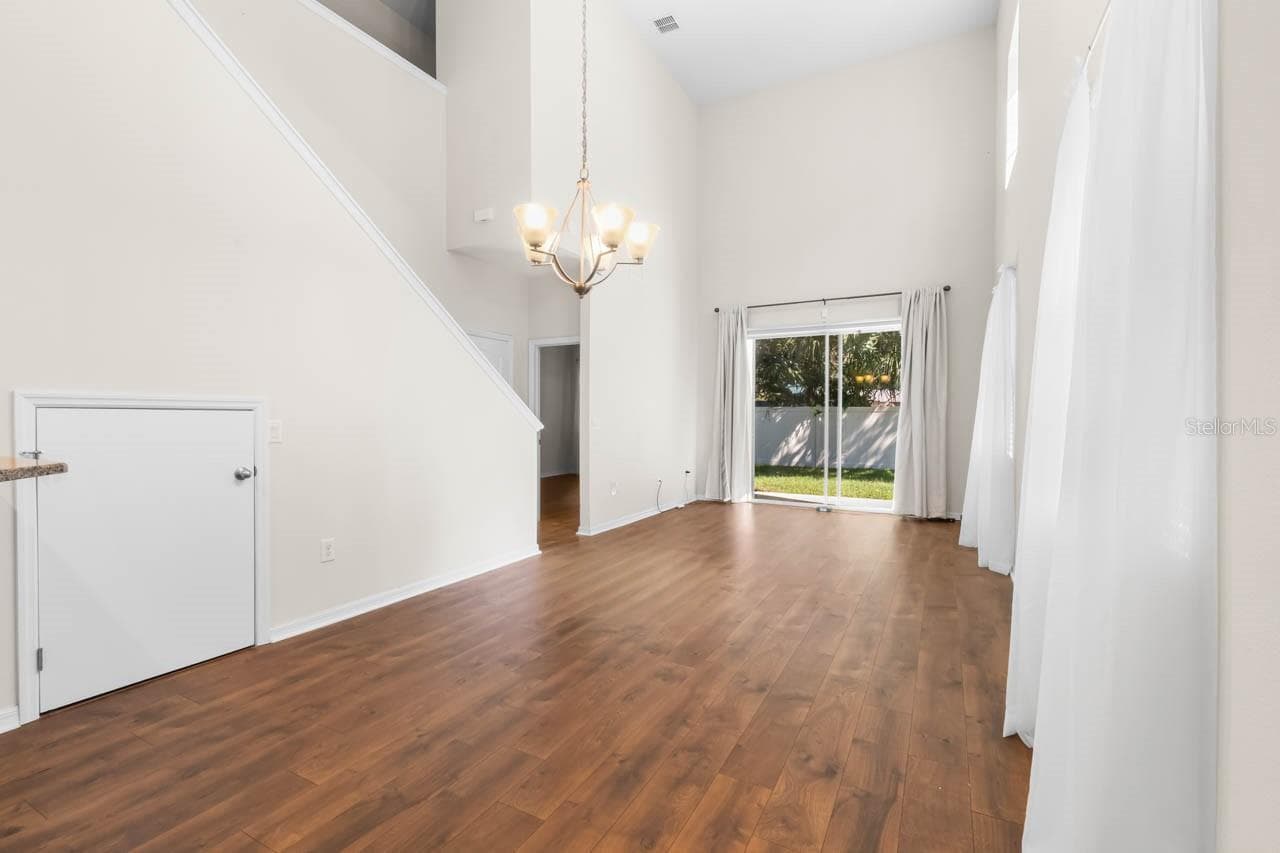 Living and Dining area. Also Storage Under the Stairs - 3031 OLD FULTON PL, BRANDON