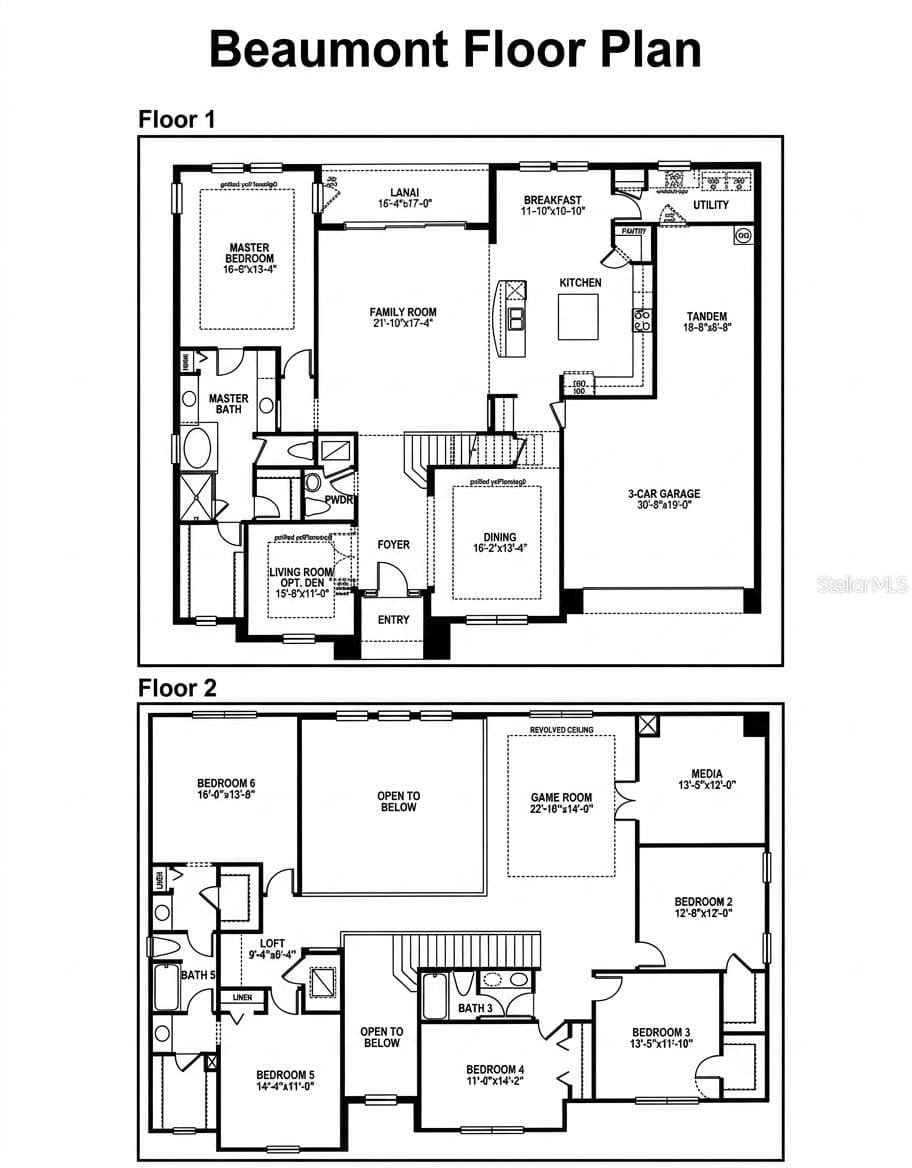 Floor plan - 3012 SAN LEO DR, ORLANDO