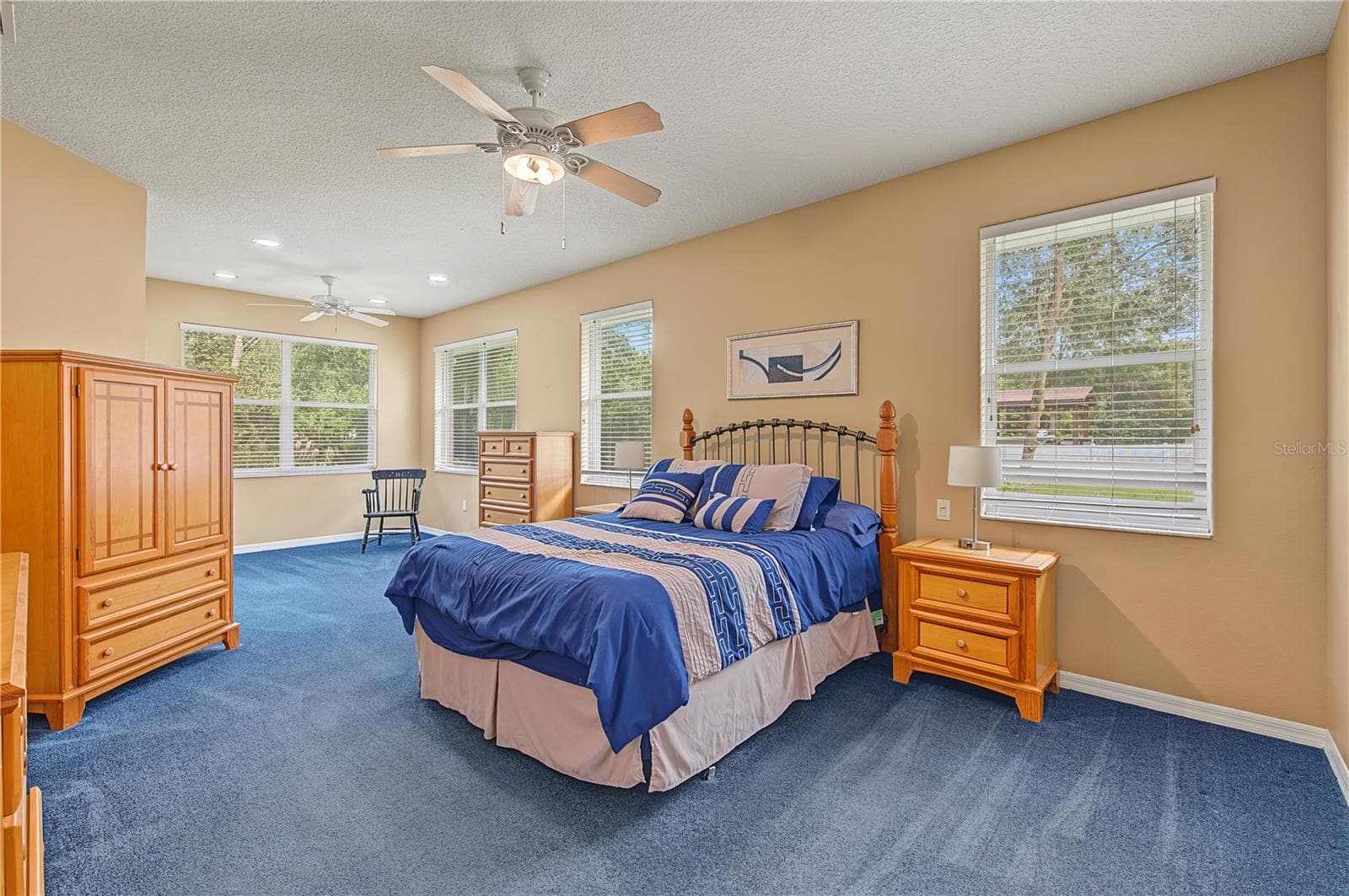 Extra large Master Bedroom, room for a sitting area - 915 LAKE THOMAS LN, LUTZ