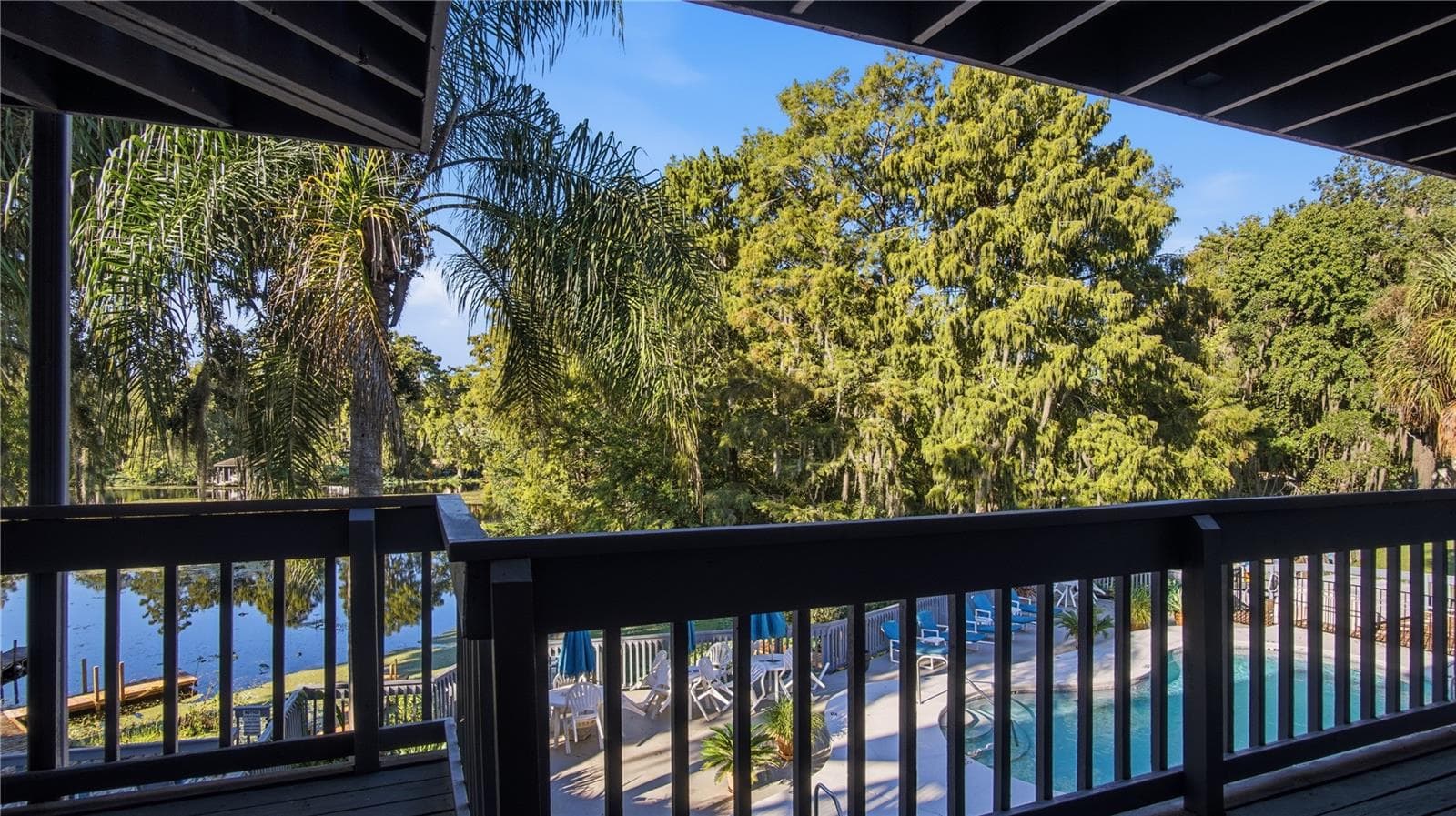 Pool & Water view from your balcony - 20820 RIVER DR #B25, DUNNELLON