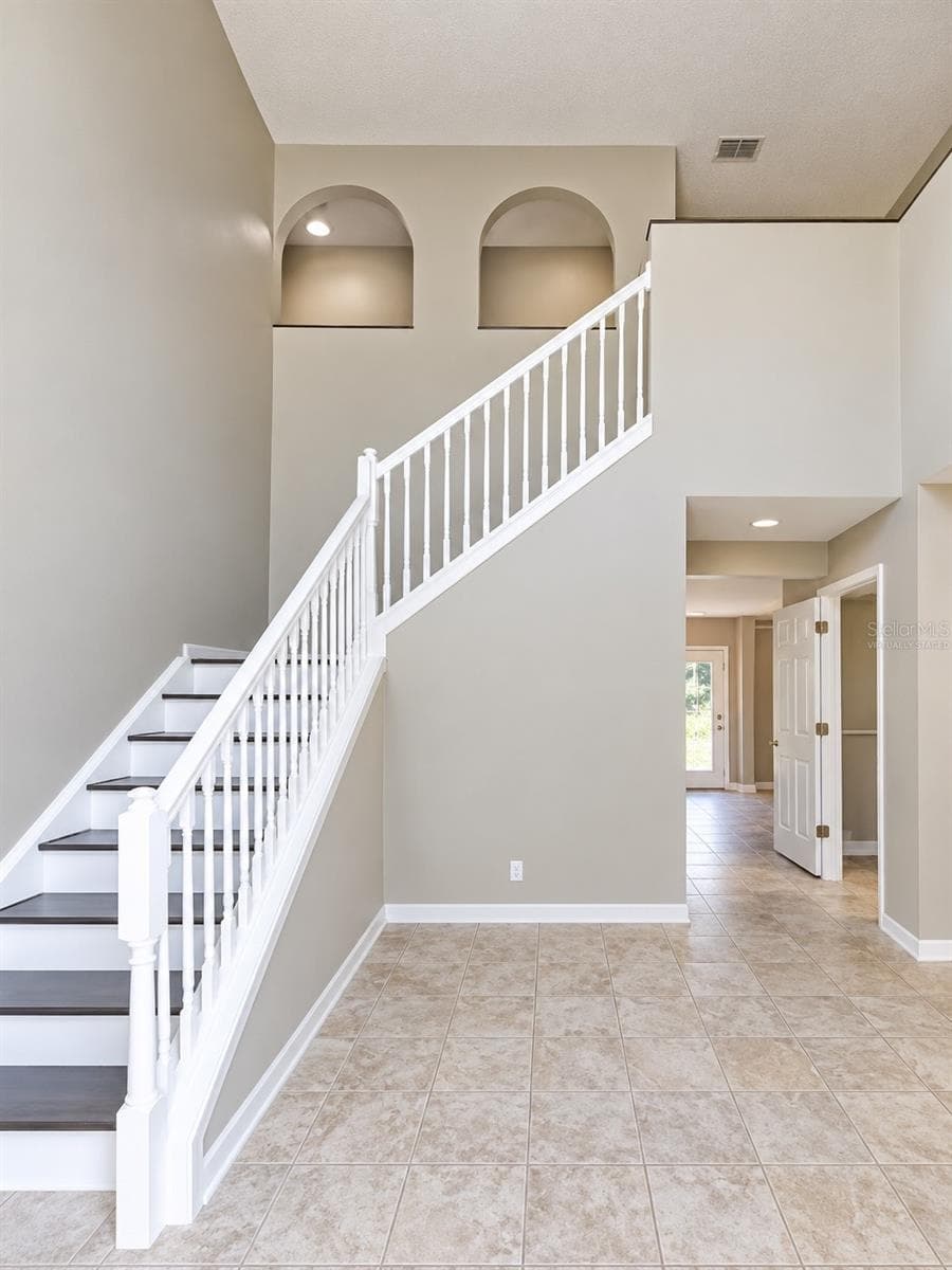 Staircase/Virtually Staged - 11083 MAYBIRD AVE, WEEKI WACHEE