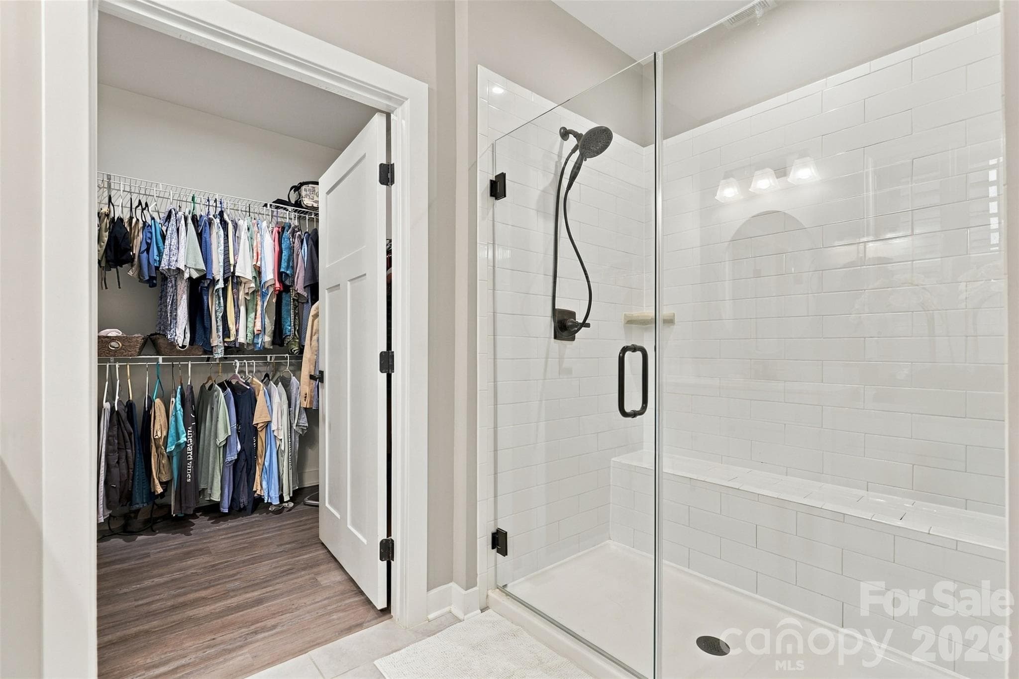 Primary Bath Walk-in Closet #1 - 14118 Sunnyhill Grove Road, Davidson