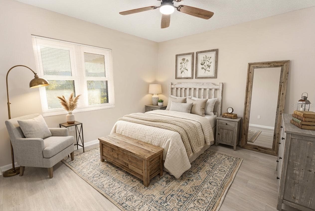 bed 2 virtual staged - 2700 NEBRASKA AVE #2-205, PALM HARBOR