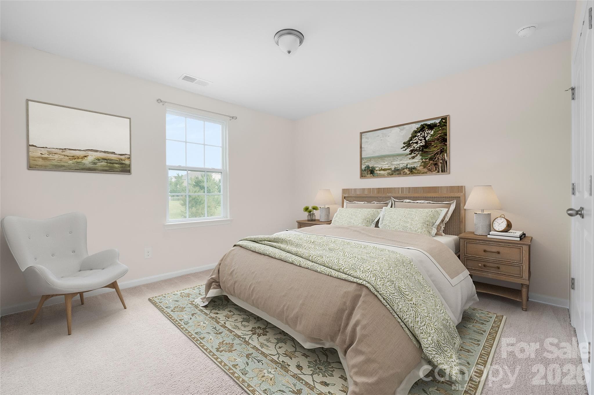 Guest Bed 1 (virtually staged) - 11119 Grenfell Avenue, Huntersville
