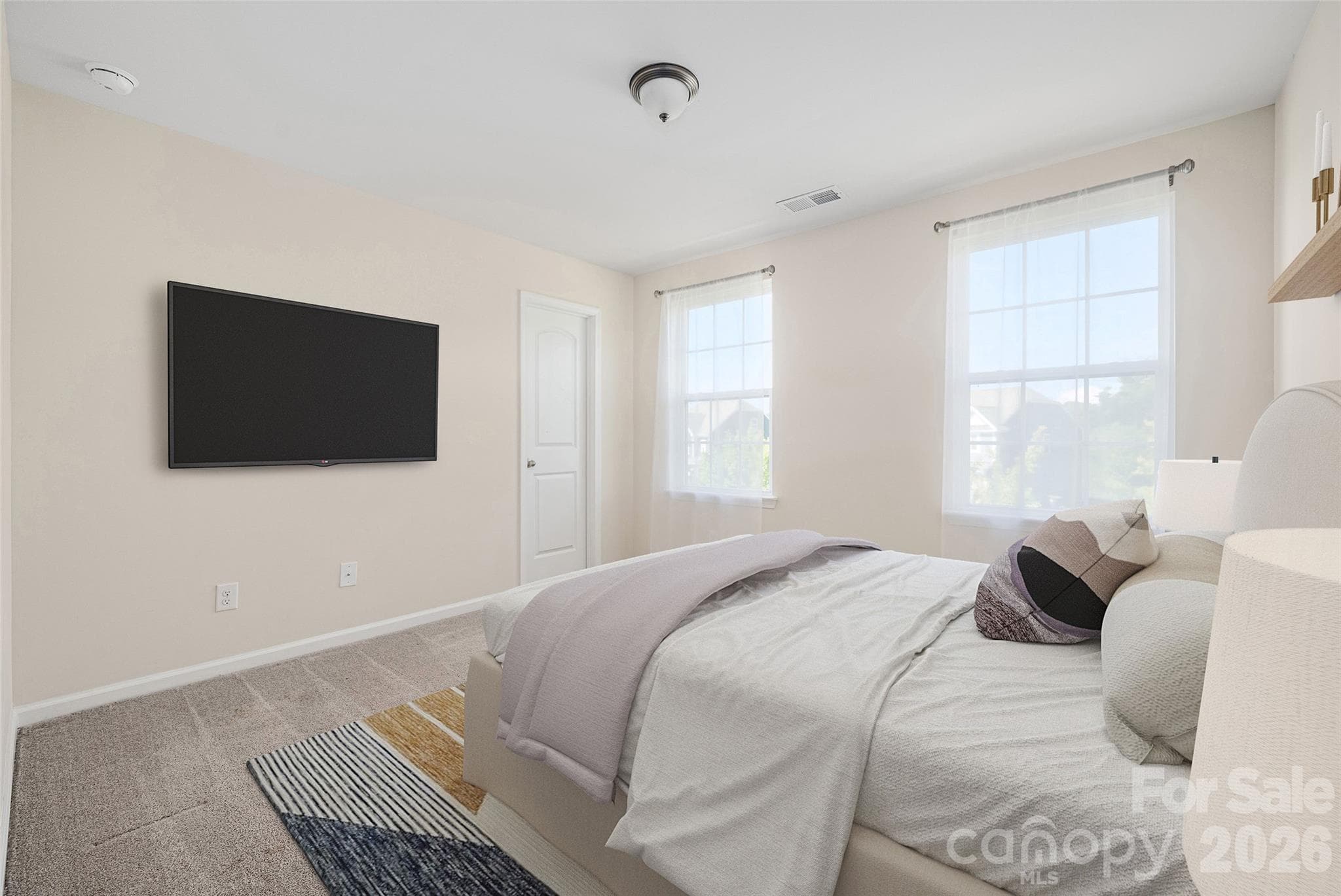 Guest Bed 2 (virtually staged) - 11119 Grenfell Avenue, Huntersville