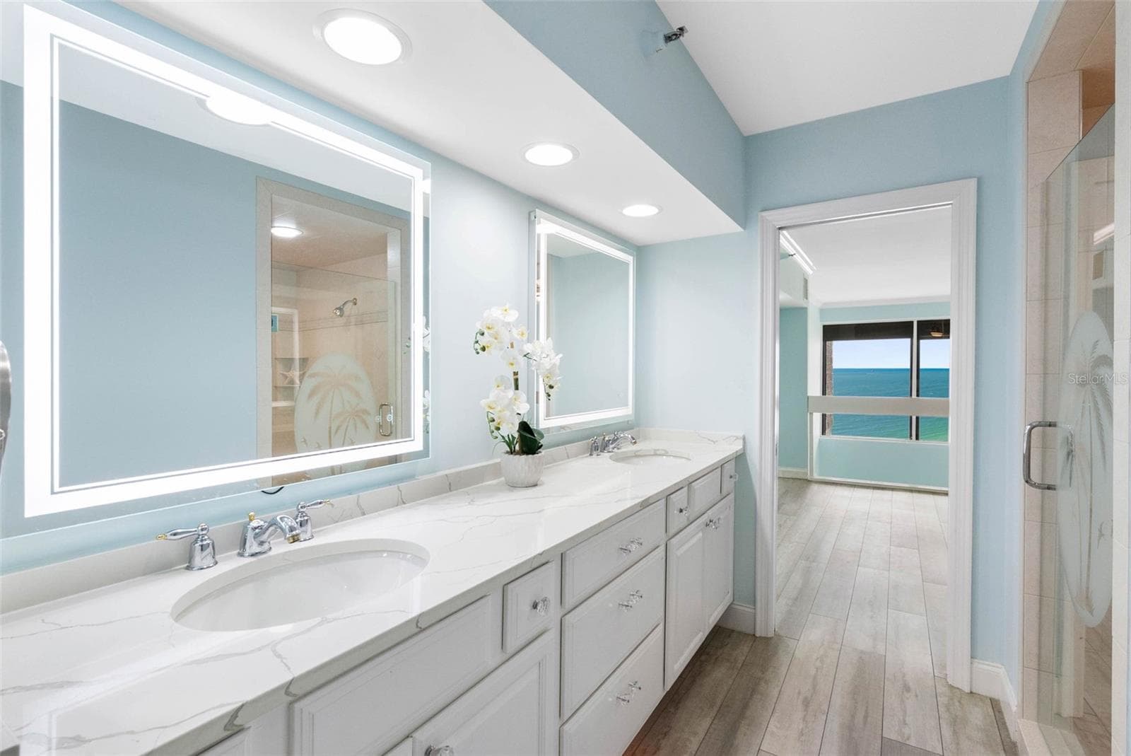 Primary Ensuite Bath - 19700 GULF BLVD #202, INDIAN SHORES