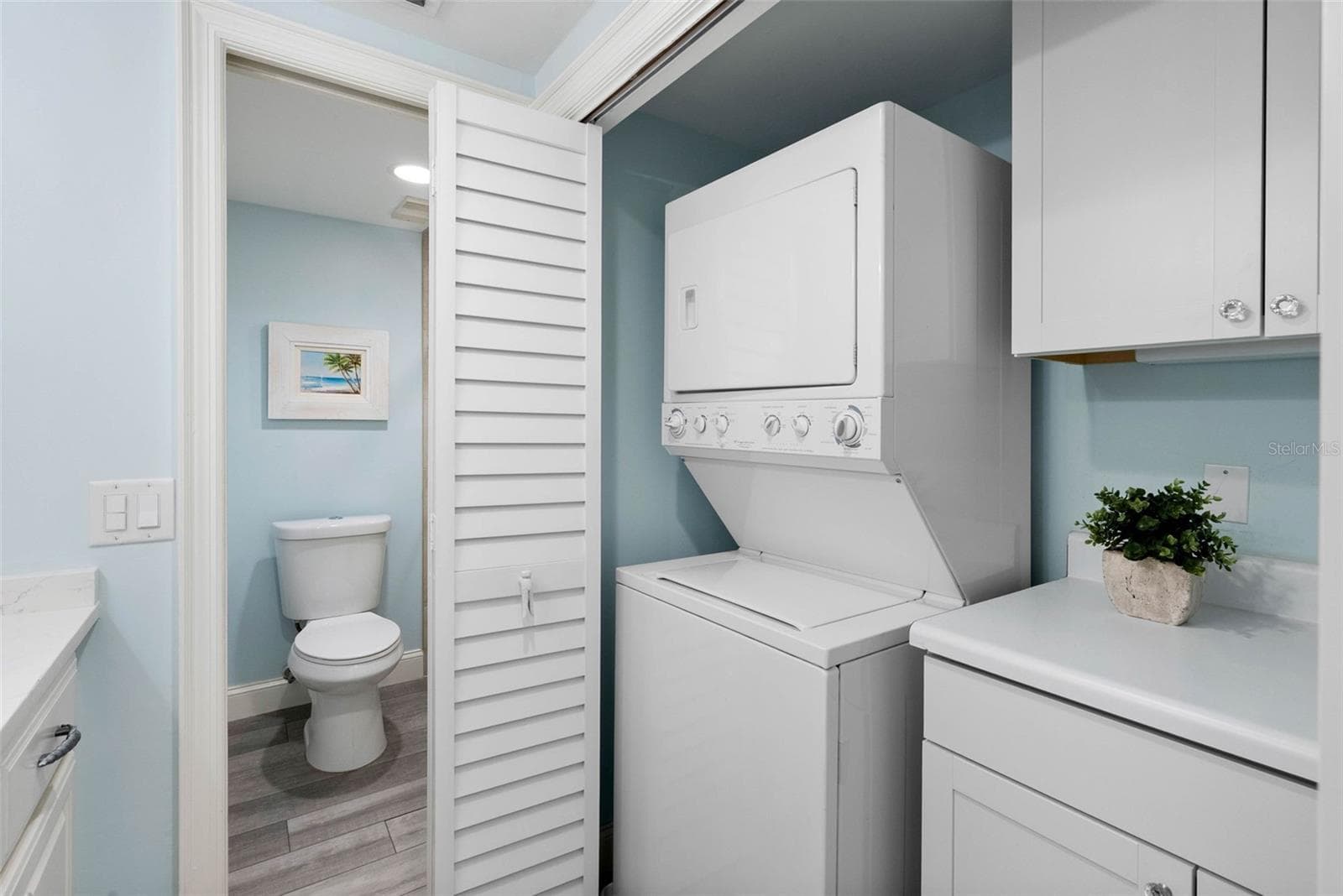 Convenient Laundry Closet - 19700 GULF BLVD #202, INDIAN SHORES