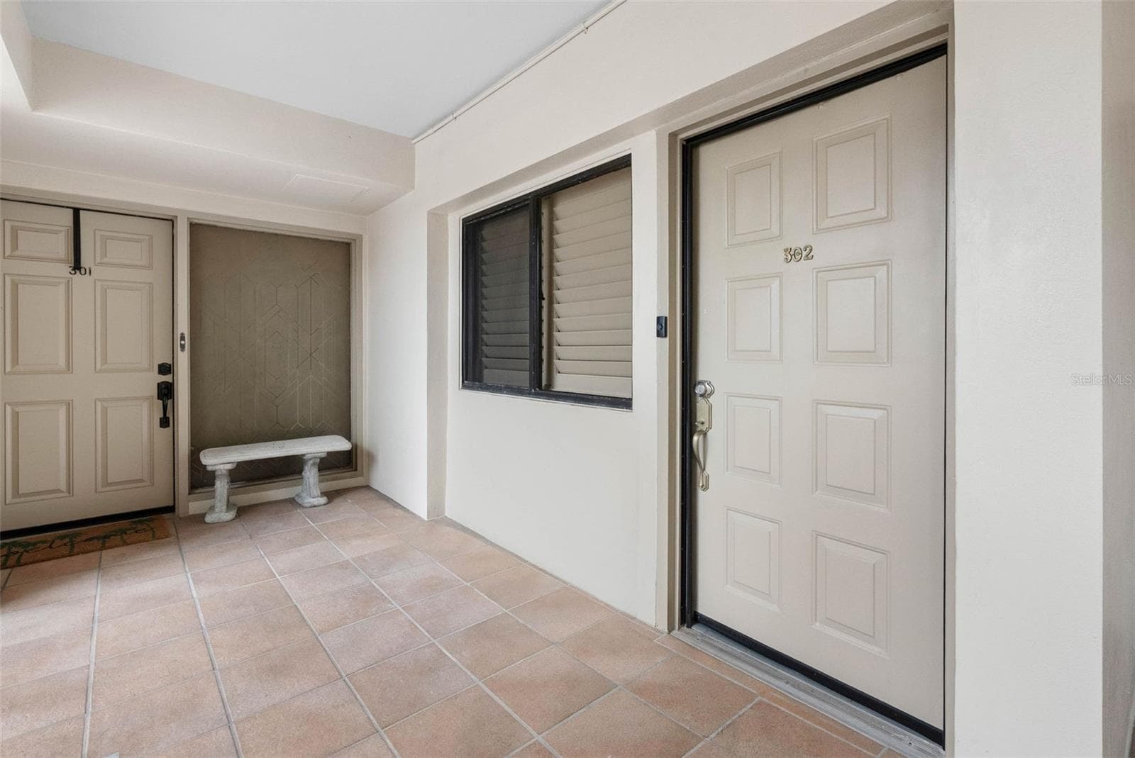 Entry Door on 2nd level of condo - 19700 GULF BLVD #202, INDIAN SHORES