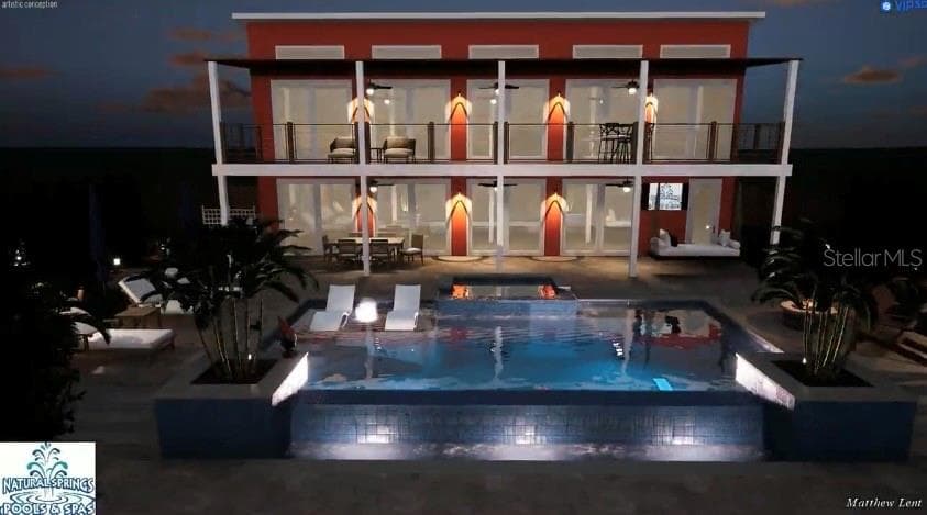 Future Pool Rendering- Natural Springs Pools - 16268 GATOR HOLE RD, ODESSA