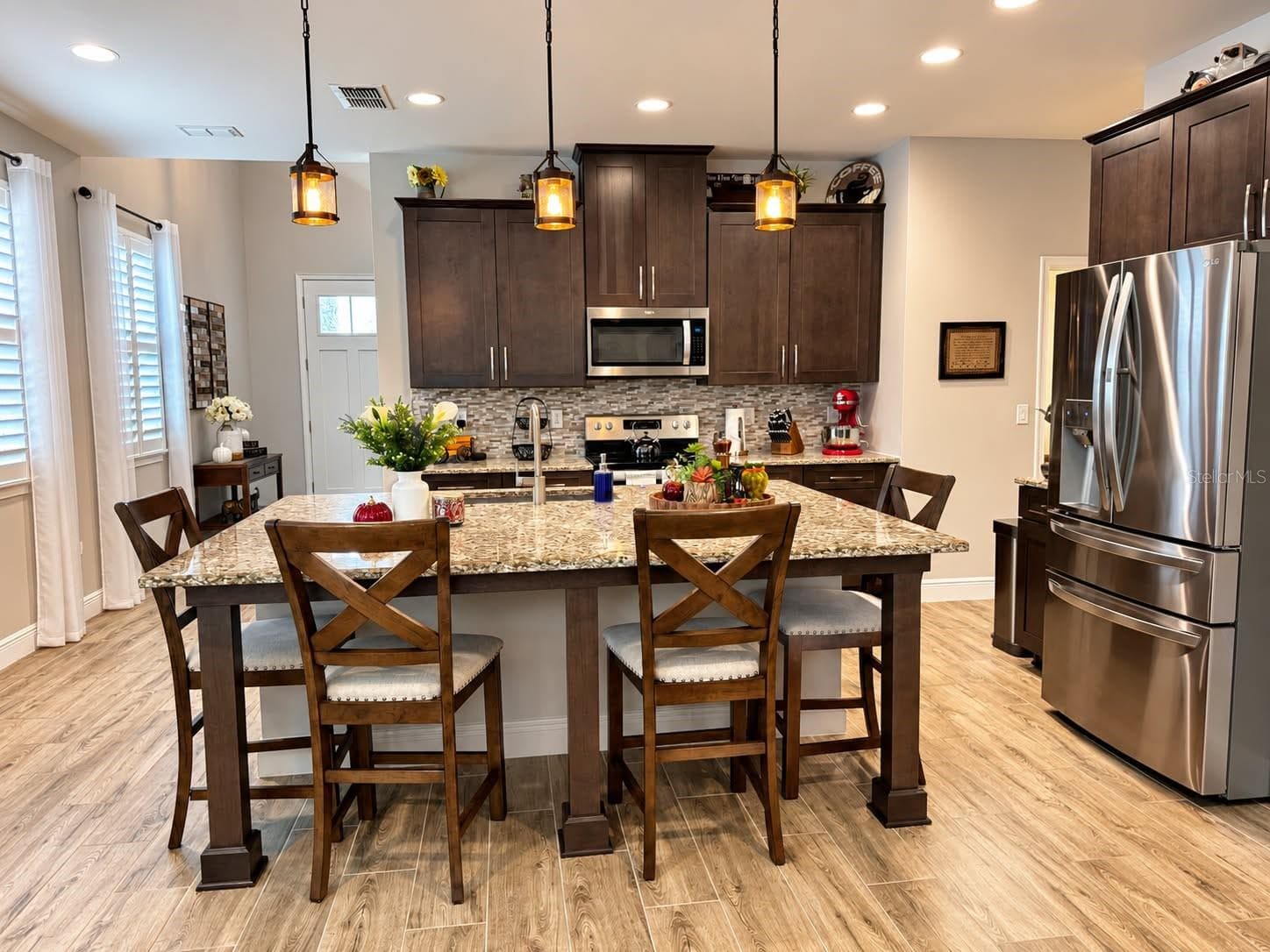 Kitchen with oversized island - 3120 CRISPIN CIR, ST CLOUD