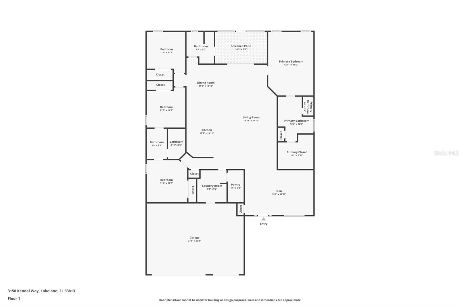 Single Family Residence at 3158 KENDAL WAY, LAKELAND, photo 52 of 53