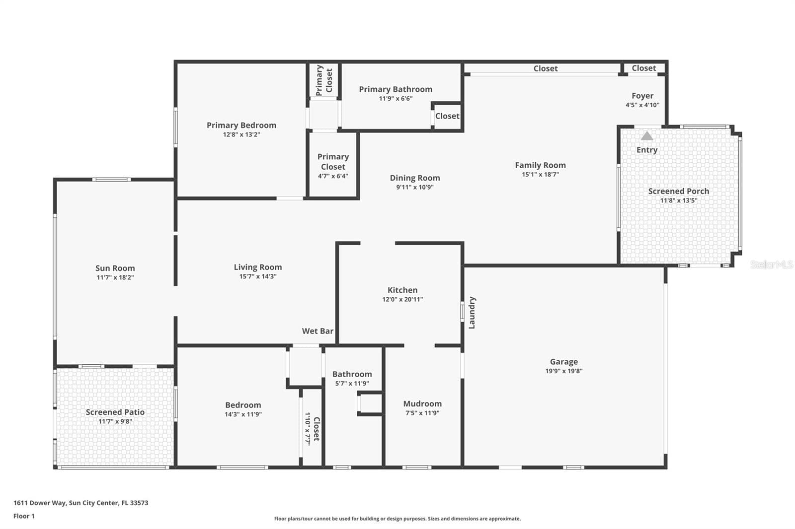 Single Family Residence at 1611 DOWER WAY, SUN CITY CENTER, photo 67 of 80